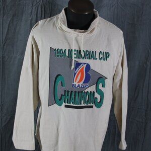 Vintage Hockey Sweater - Kamloops Blazers 1994 Memorial Cup Champs - Men's Large